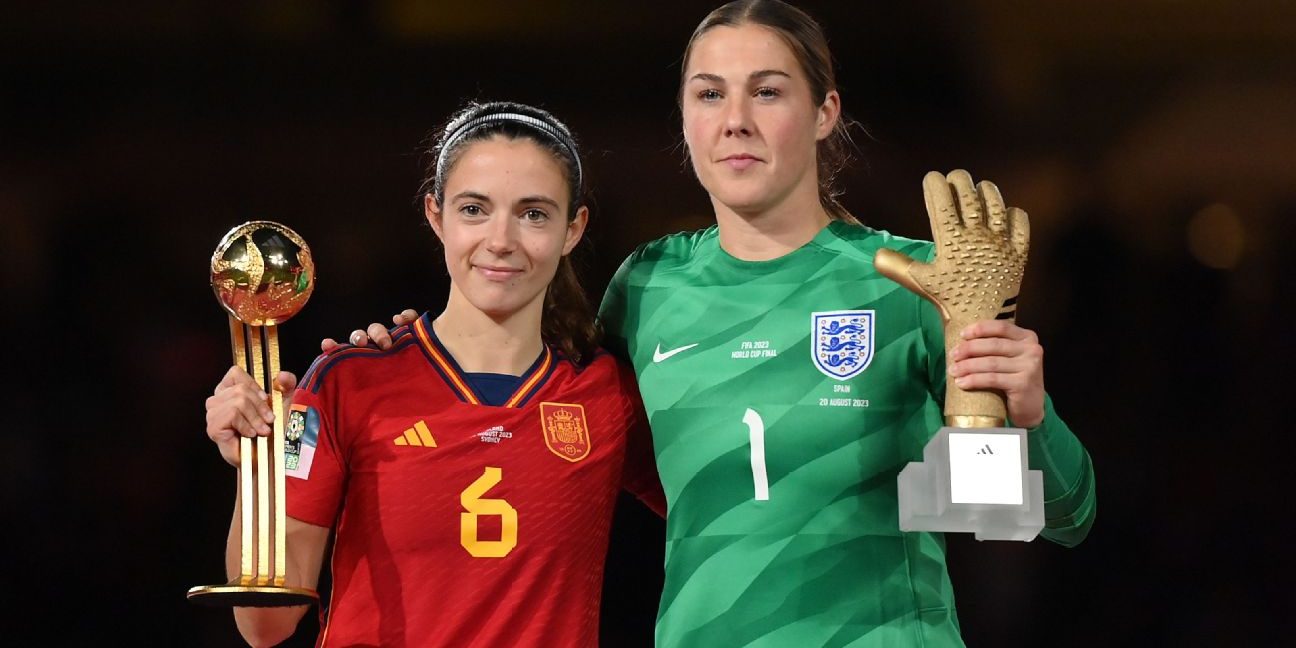 Bonmatí wins WWC MVP; Earps named best GK