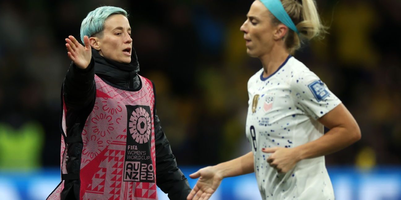 Rapinoe, Ertz set for farewell games with USWNT