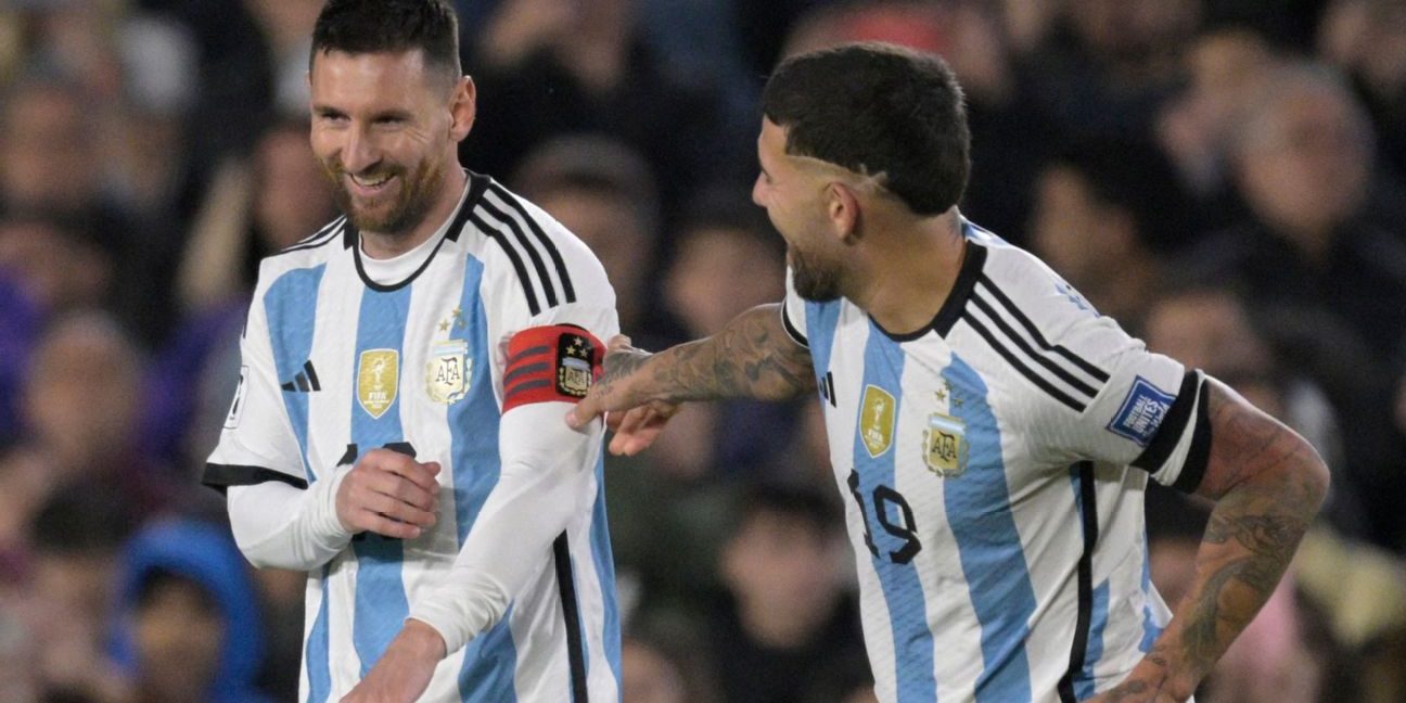 Messi comes off bench as Argentina stays perfect