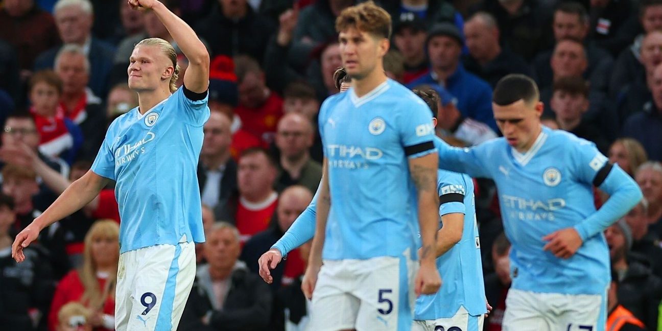 Haaland stars as Man City thump United in derby