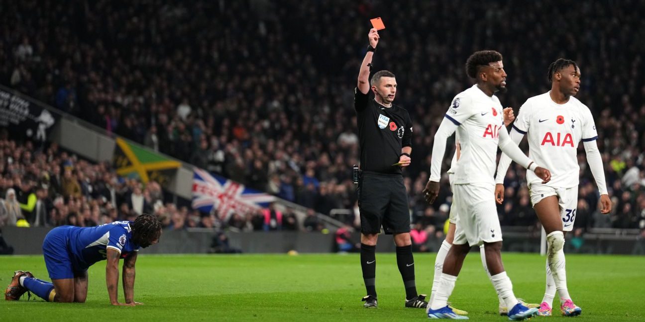 Five disallowed goals, two red cards, a Chelsea hat trick: Tottenham's 'Angeball' faces a wild test