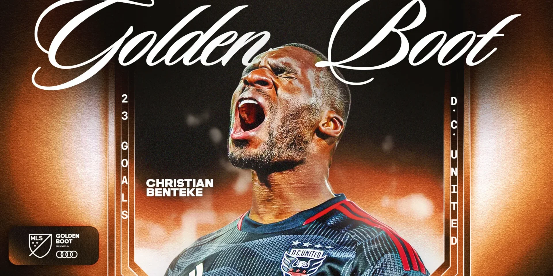 D.C. United Forward Christian Benteke Wins 2024 MLS Golden Boot (image courtesy MLS)