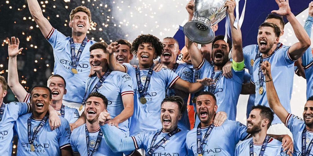 Manchester City win 1st Champions League title to complete historic treble