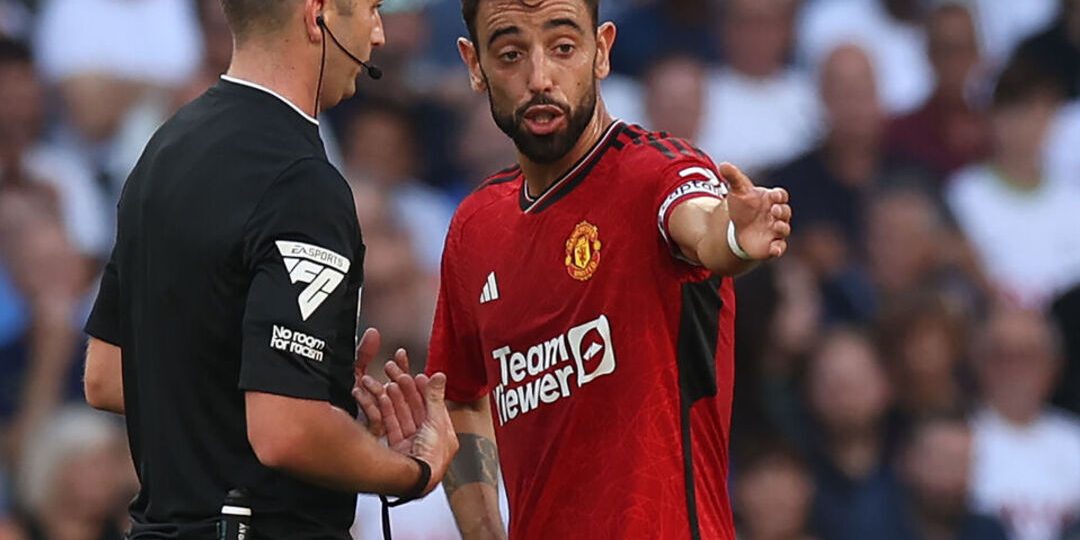 Fernandes: Man United deserve apology after no penalty call at Spurs