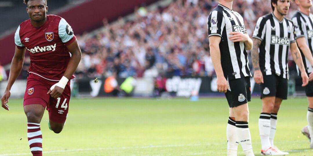 Newcastle denied 5th straight win after Kudus' late equalizer for West Ham